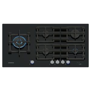 כיריים גז 90 ס"מ Siemens סימנס דגם ER9A6SH40 משטח זכוכית מחוסמת שחורה | iQ700