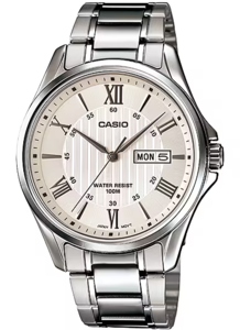 CASIO MTP-1384D-7A צלילה 100 מטר ותאריכון מלא