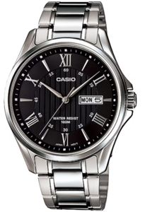 CASIO MTP-1384D-1A צלילה 100 מטר ותאריכון מלא