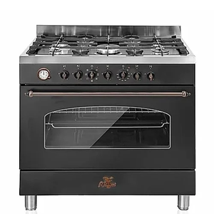‏⁧תנור אפיה מקצועי משולב כיריים ⁦BOMPANI⁩ בומפני ⁦BO687AH⁩⁩‏