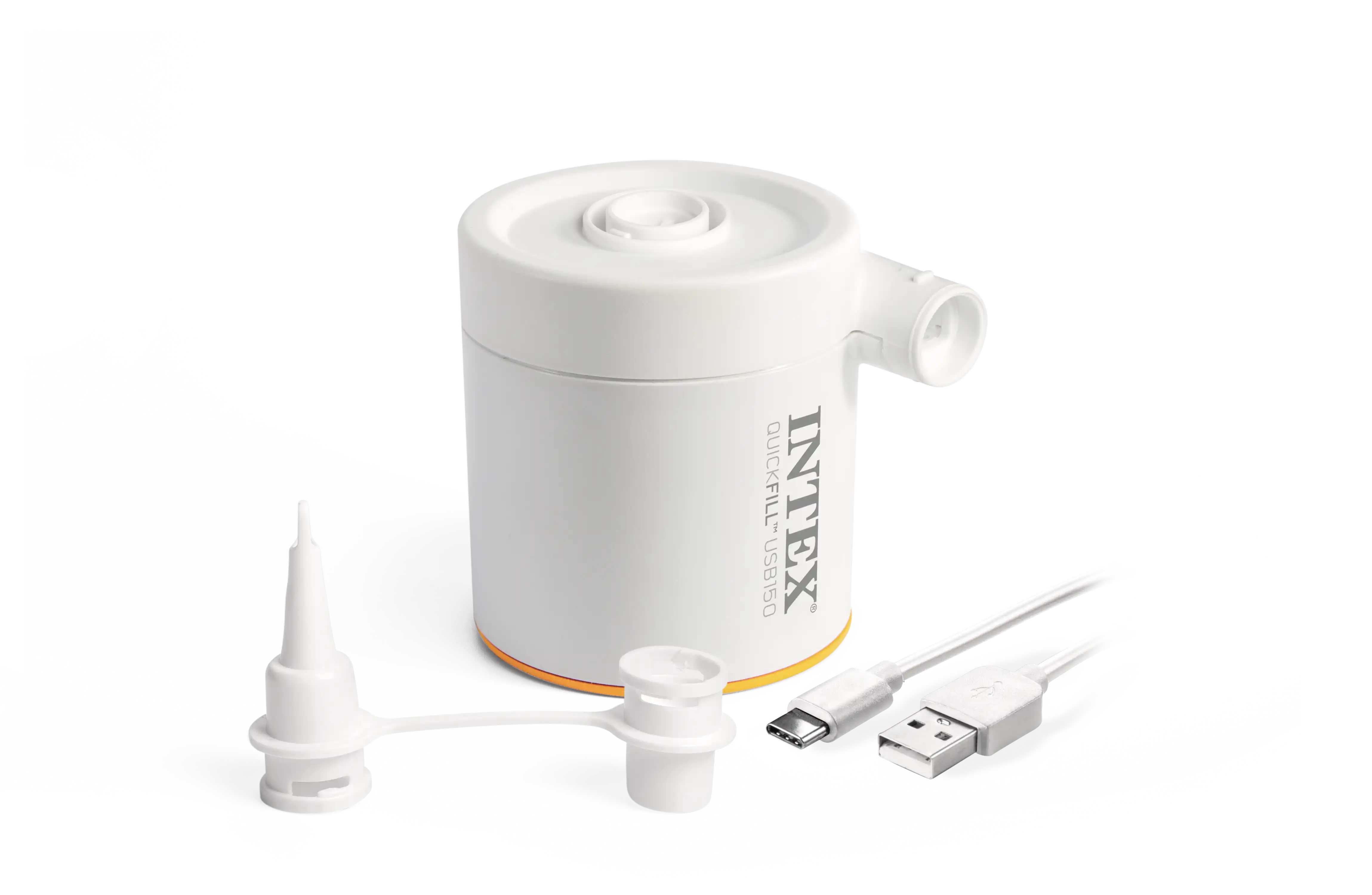 משאבת ניפוח חשמלית USB אינטקס INTEX 66616 QuickFill USB150
