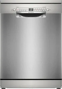 מדיח כלים עומד 60 ס"מ Bosch Series 2 דגם SMS2HVI06E – דמוי נירוסטה ללא טביעות אצבע, Home Connect, מפלס שלישי VarioDrawer ו-AquaStop