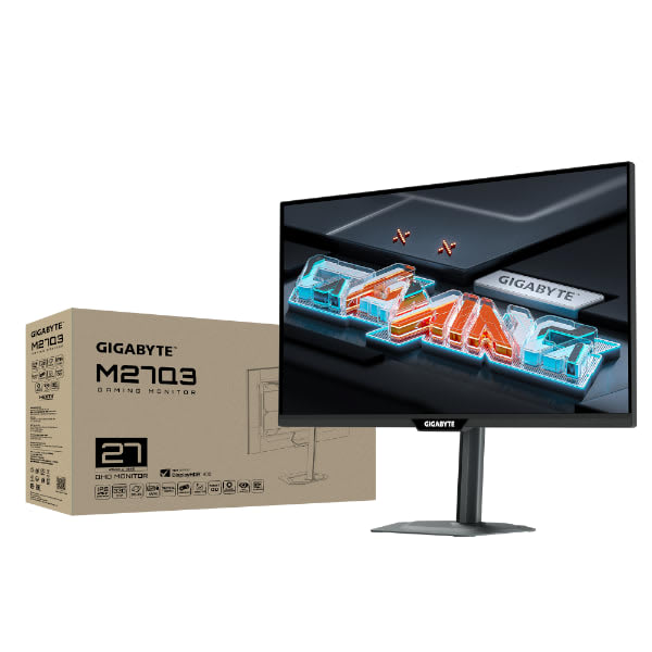 מסך גיימינג Gigabyte M27Q3 2K 1Ms SS IPS 320Hz KVM G-Sync