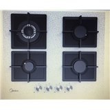 כיריים גז עם משטח זכוכית Midea 6517 מידאה