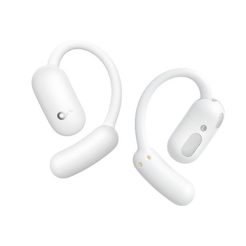 אוזניות ANKER soundcore AeroFit 2 AI Open Ear בצבע לבן