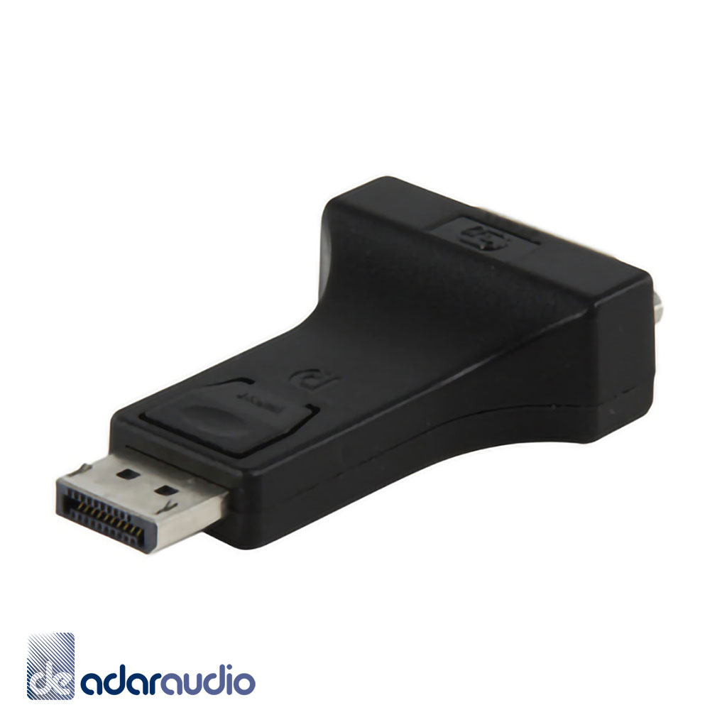 מתאם DISPLAYPORT זכר - DVI נקבה