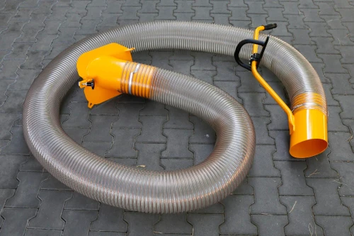 צינור שאיבה גמיש לשואב עלים תעשייתי LASKI VL 300 – צינור באורך 6 מטרים ובקוטר 180 מ
