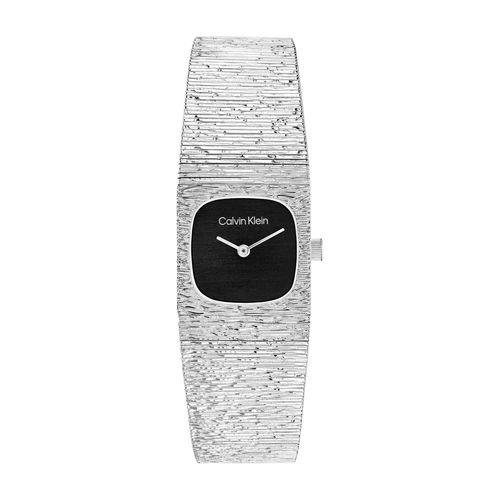 שעון Calvin Klein קלווין קליין לאישה Sophisticated Square דגם 25100181, לוח בגוון שחור