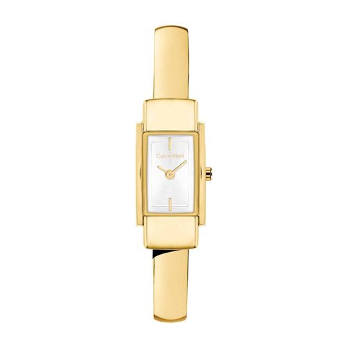 שעון Calvin Klein קלווין קליין לאישה Moderne דגם 25100184, לוח בגוון לבן
