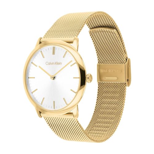 שעון Calvin Klein קלווין קליין יוניסקס לנשים ולגברים Exceptional דגם 25200602, לוח בגוון לבן, תמונה 2