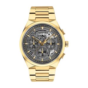 שעון Calvin Klein קלווין קליין לגבר Distinguish Skeleton דגם 25200573 עם לוח בגוון אפור