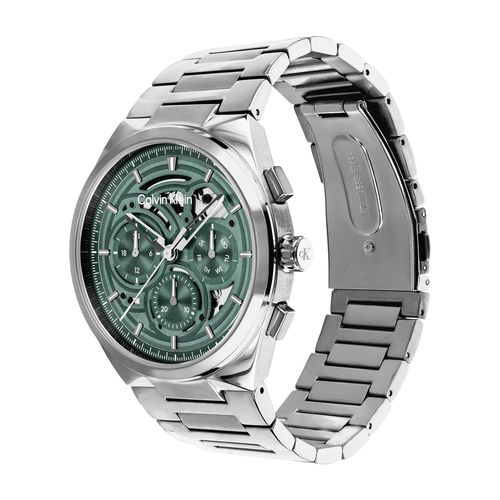 שעון Calvin Klein קלווין קליין לגבר Distinguish Skeleton דגם 25200572, לוח בגוון ירוק, תמונה 2