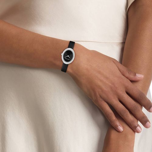 שעון Calvin Klein קלווין קליין לאישה Twisted Bezel דגם 25100145, לוח בגוון שחור, תמונה 3