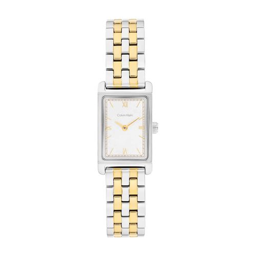 שעון Calvin Klein קלווין קליין לאישה CK Light דגם 25100199, לוח בגוון לבן