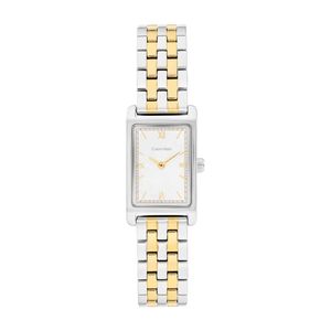 שעון Calvin Klein קלווין קליין לאישה CK Light דגם 25100199 עם לוח בגוון לבן
