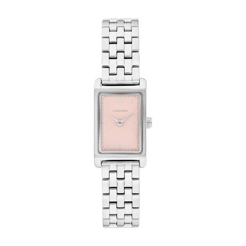 שעון Calvin Klein קלווין קליין לאישה CK Light דגם 25100197, לוח בגוון ורוד