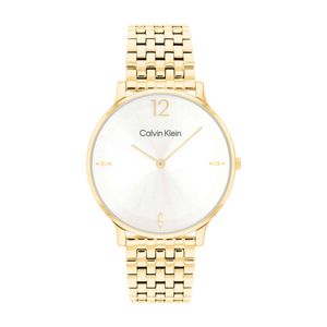 שעון Calvin Klein קלווין קליין לאישה Luxe דגם 25100172 עם לוח בגוון לבן