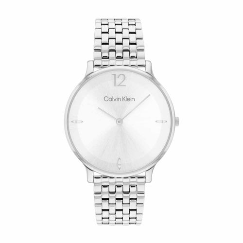שעון Calvin Klein קלווין קליין לאישה Luxe דגם 25100169, לוח בגוון לבן