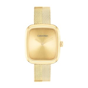שעון Calvin Klein קלווין קליין לאישה CK ADORE דגם 25100099 עם לוח בגוון זהב