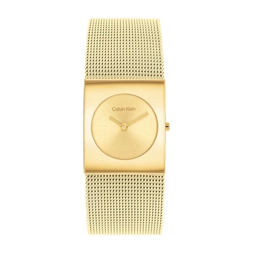 שעון Calvin Klein קלווין קליין לאישה CK Pulse דגם 25100062, לוח בגוון זהב