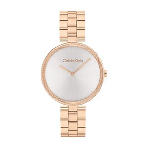 שעון Calvin Klein קלווין קליין לאישה Gleam דגם 25100013 עם לוח בגוון אפור