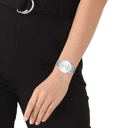 שעון Calvin Klein קלווין קליין לאישה Timeless דגם 25200001, לוח בגוון כסוף, תמונה 3