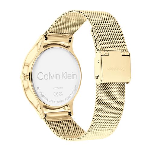 שעון Calvin Klein קלווין קליין לאישה Timeless דגם 25200003, לוח בגוון זהב, תמונה 3