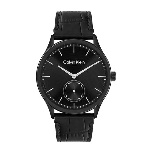 שעון Calvin Klein קלווין קליין לגבר CK Timeless דגם 25200555, לוח בגוון שחור