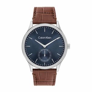 שעון Calvin Klein קלווין קליין לגבר CK Timeless דגם 25200552 עם לוח בגוון כחול