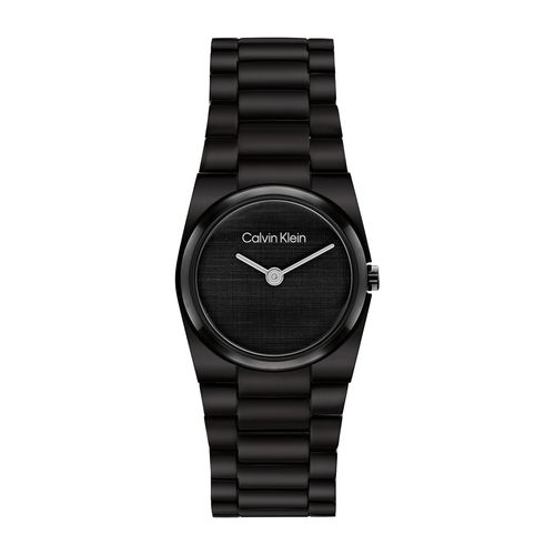 שעון Calvin Klein קלווין קליין לאישה CK Unite דגם 25100125, לוח בגוון שחור