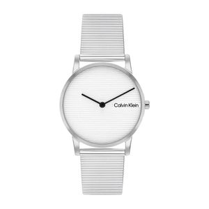 שעון Calvin Klein קלווין קליין לאישה CK FEEL דגם 25100033 עם לוח בגוון לבן