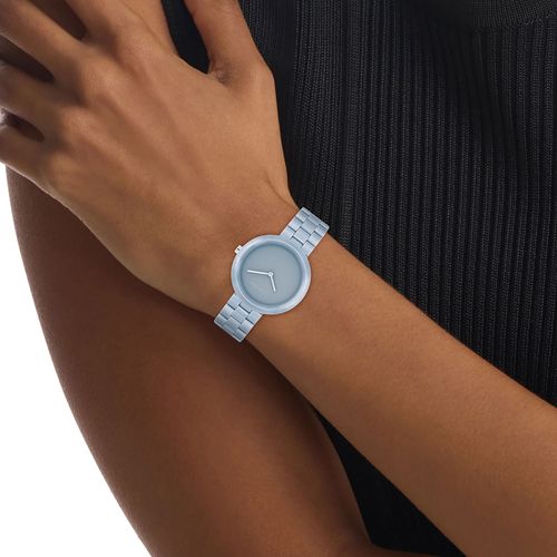 שעון Calvin Klein קלווין קליין לאישה CK PURE דגם 25100074, לוח בגוון תכלת, תמונה 2