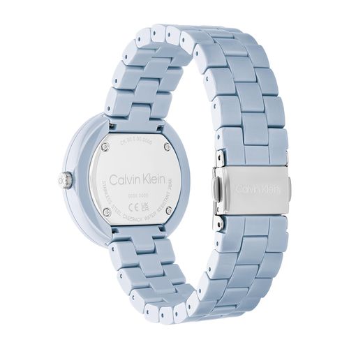 שעון Calvin Klein קלווין קליין לאישה CK PURE דגם 25100074, לוח בגוון תכלת, תמונה 3