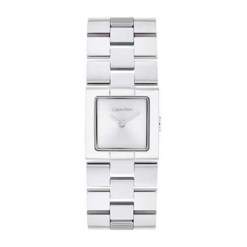 שעון Calvin Klein קלווין קליין לאישה CK MERIDIAN דגם 25100088, לוח בגוון כסוף
