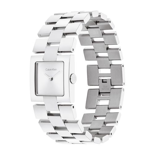 שעון Calvin Klein קלווין קליין לאישה CK MERIDIAN דגם 25100088, לוח בגוון כסוף, תמונה 2