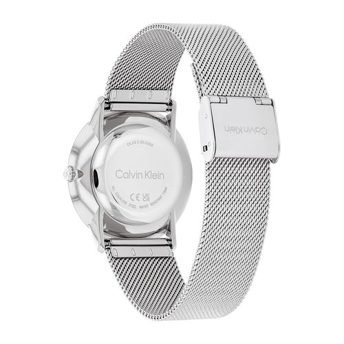 שעון Calvin Klein קלווין קליין יוניסקס לנשים ולגברים Exceptional דגם 25300001, לוח בגוון לבן כסוף, תמונה 3