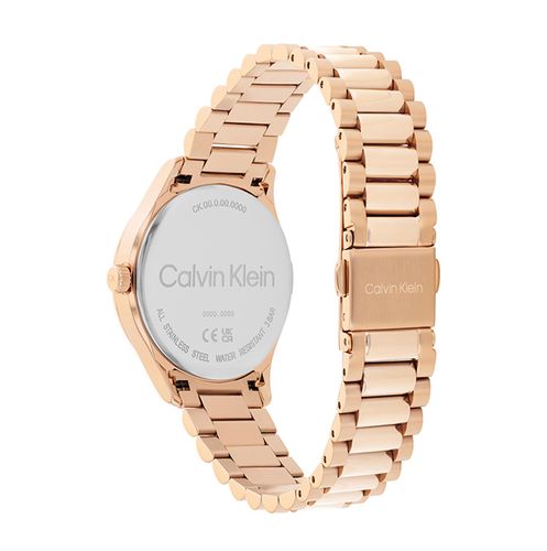 שעון Calvin Klein קלווין קליין לאישה Iconic דגם 25200347, לוח בגוון בורדו, תמונה 3