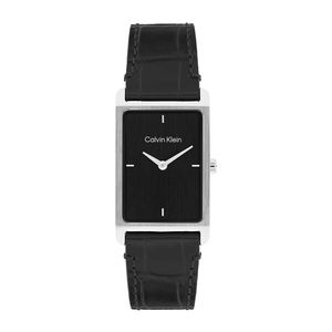 שעון Calvin Klein קלווין קליין לאישה Dapper דגם 25200528 עם לוח בגוון שחור