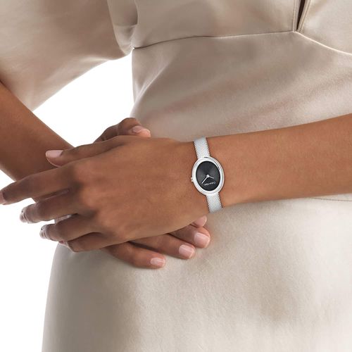 שעון Calvin Klein קלווין קליין לאישה Twisted Bezel דגם 25100151, לוח בגוון שחור, תמונה 3