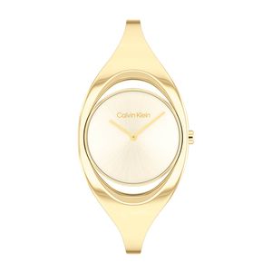 שעון Calvin Klein קלווין קליין לאישה Elation דגם 25200422 עם לוח בגוון זהב