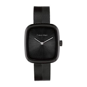 שעון Calvin Klein קלווין קליין לאישה CK ADORE דגם 25100100 עם לוח בגוון שחור