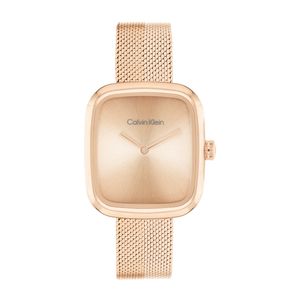 שעון Calvin Klein קלווין קליין לאישה CK ADORE דגם 25100101 עם לוח בגוון רוז גולד