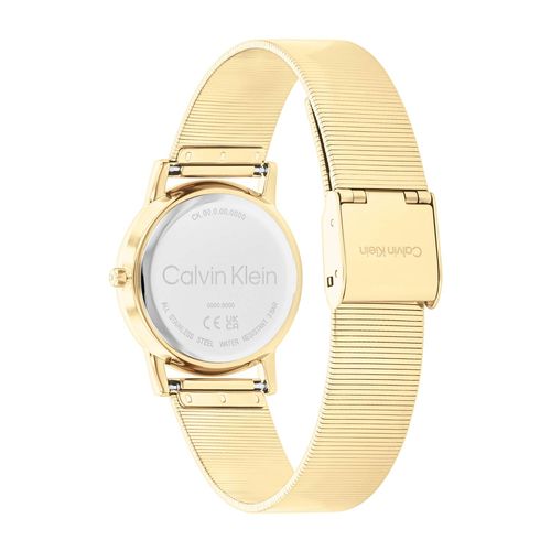 שעון Calvin Klein קלווין קליין לאישה CK FEEL דגם 25100035, לוח בגוון זהב, תמונה 4