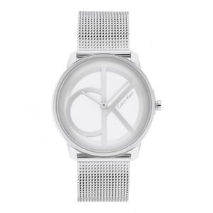 שעון Calvin Klein קלווין קליין לאישה Iconic Mesh דגם 25200032 עם לוח בגוון כסוף