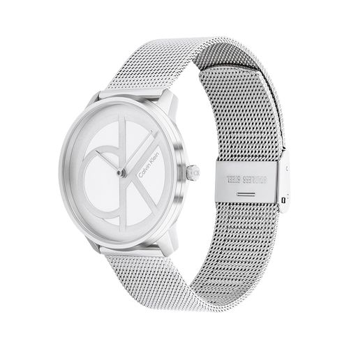 שעון Calvin Klein קלווין קליין לאישה Iconic Mesh דגם 25200032, לוח בגוון כסוף, תמונה 2