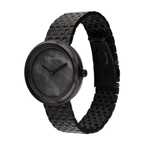 שעון Calvin Klein קלווין קליין לאישה Twisted Bezel דגם 25200323, לוח בגוון שחור, תמונה 2