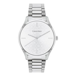 שעון Calvin Klein קלווין קליין לאישה Iconic דגם 25200168 עם לוח בגוון כסוף
