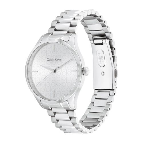 שעון Calvin Klein קלווין קליין לאישה Iconic דגם 25200168, לוח בגוון כסוף, תמונה 2