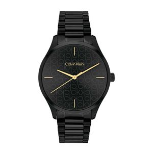 שעון Calvin Klein קלווין קליין לאישה CK Iconic דגם 25200170 עם לוח בגוון שחור