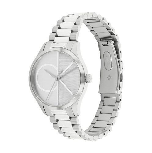 שעון Calvin Klein קלווין קליין לאישה Iconic דגם 25200345, לוח בגוון כסוף, תמונה 2